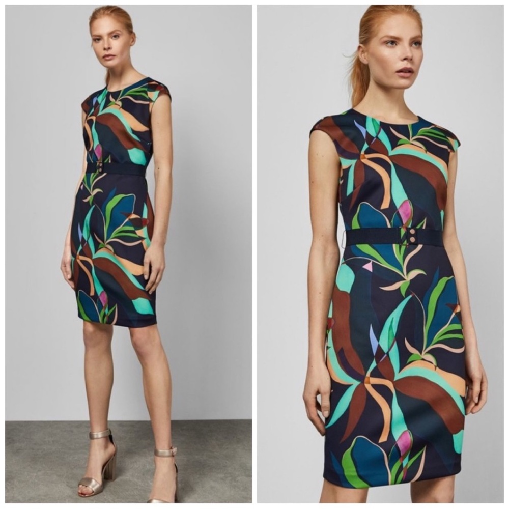 Ted Baker Adilyyn Supernatural Structure Bodycon Dress